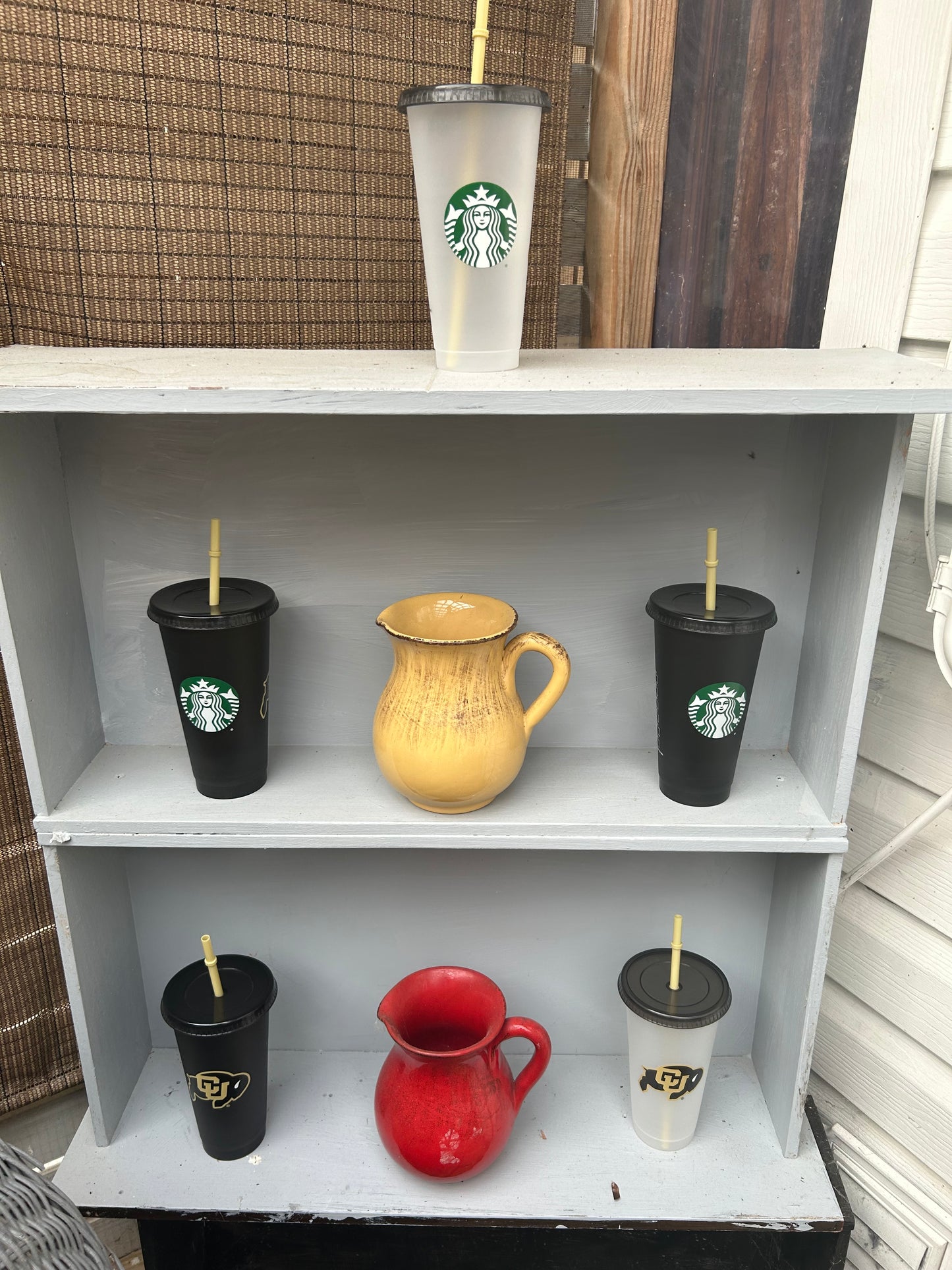 Set of 5 Starbucks cups