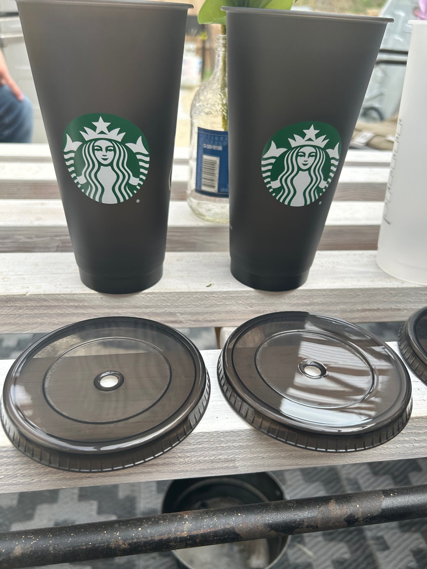 Set of 5 Starbucks cups