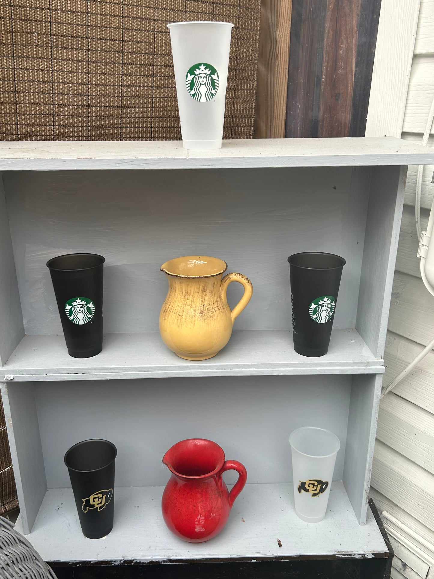 Set of 5 Starbucks cups