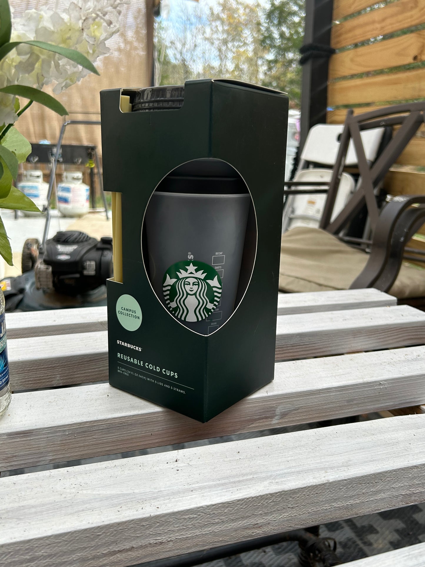 Set of 5 Starbucks cups